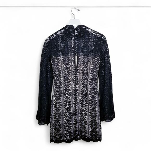 Keepsake the Label Uptown Black Lace Long Sleeve Dress - Size XS - Picture 6 of 11